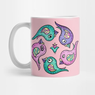 Circle of Birds Mug